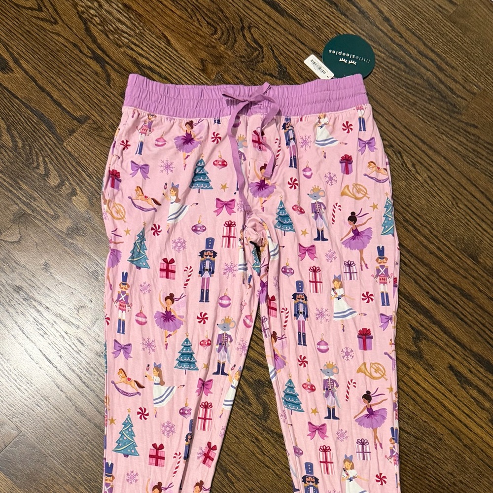 Little Sleepies Pink Nutcracker Ballet Pajama Pants XS women's